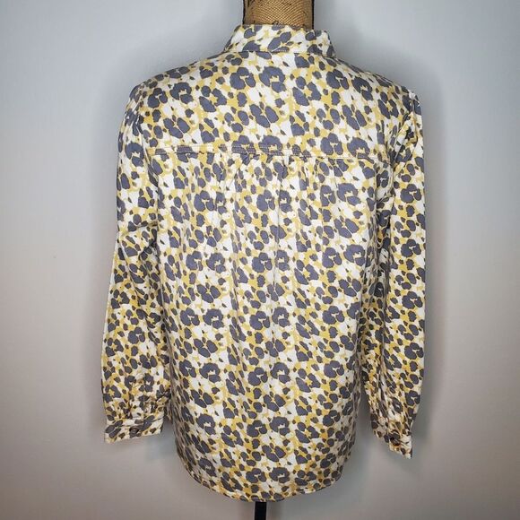 NWT Cabi Providence Shirt Jacket Button Safari Print Size M - Picture 9 of 13